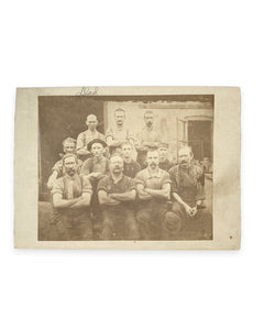Hard Working Men with Rolled Up Sleeves Cabinet Card