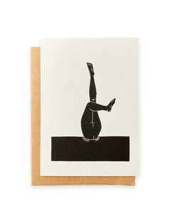 DIVING IN - FLAT NOTE / ART CARD