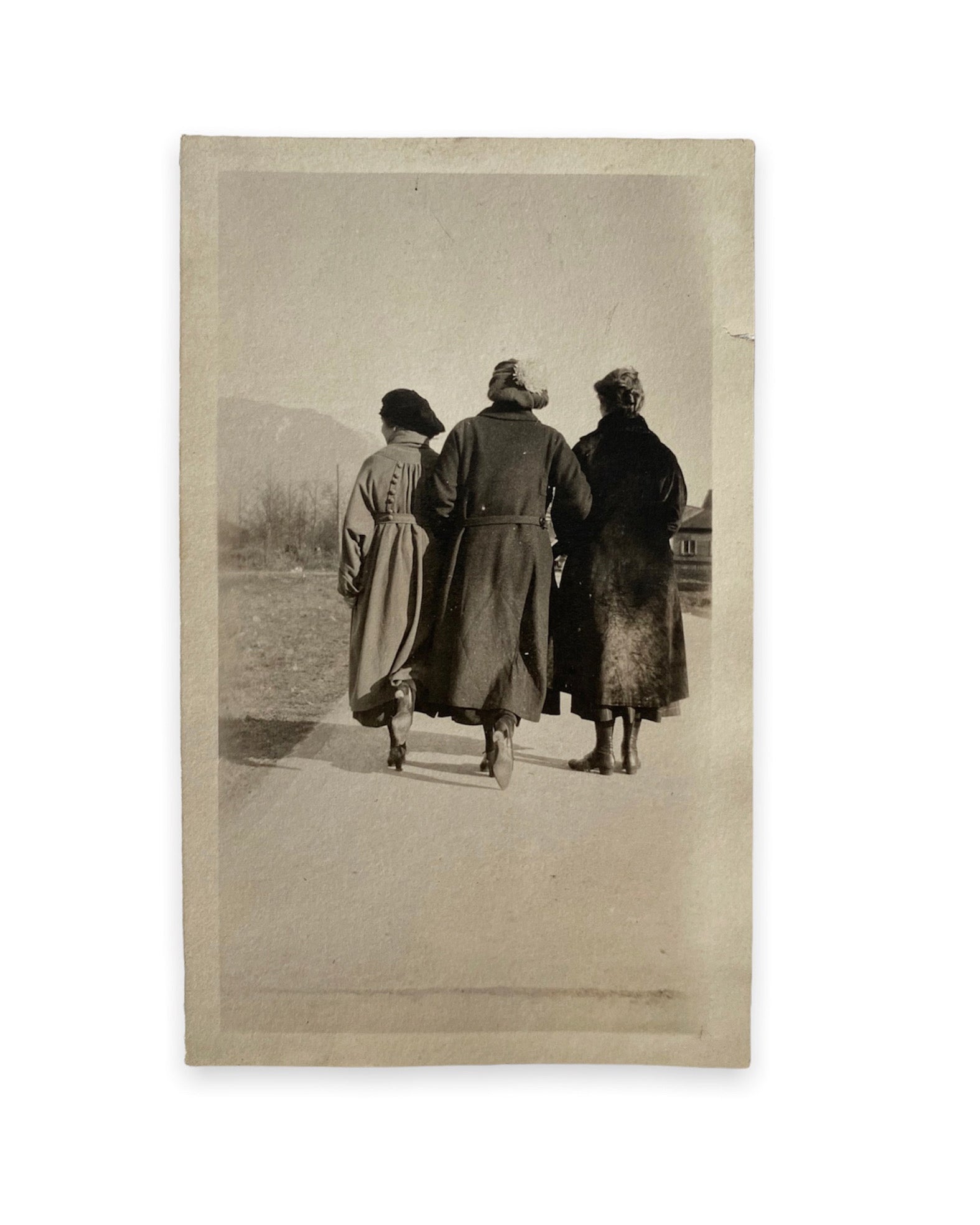 Three Girlfriends Walking Away Snapshot