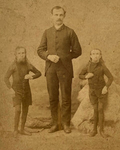 Wild Men Of Borneo Side Show Act Cabinet Card