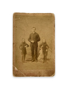 Wild Men Of Borneo Side Show Act Cabinet Card