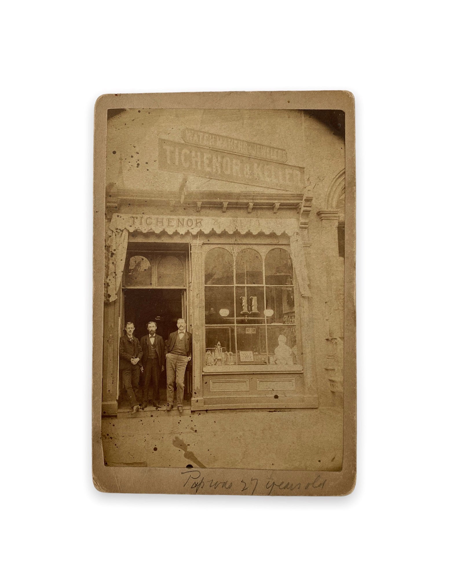 Watchmaker Storefront Cabinet Card